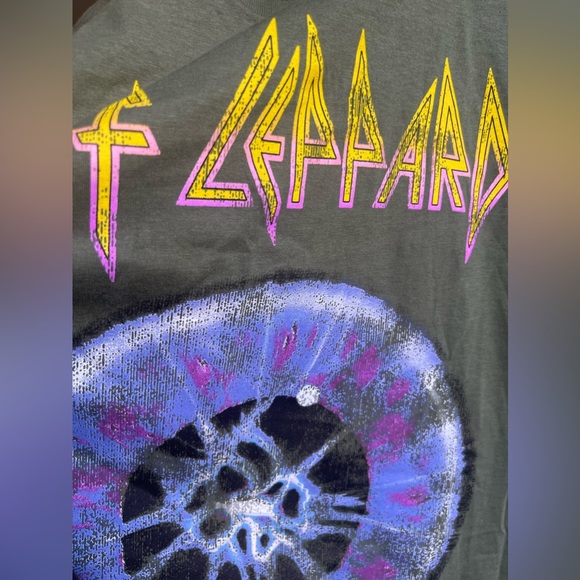 New No Tag Def Leppard Adrenalize Band Shirt Size Large - Picture 5 of 7